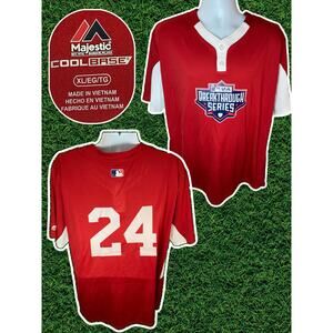 Majestic Men’s Cool Base Baseball Jersey – MLB #24 – Size XL